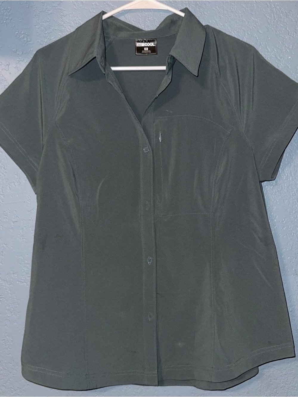 32 Degrees Men's Short Sleeve Button-Down Shirt